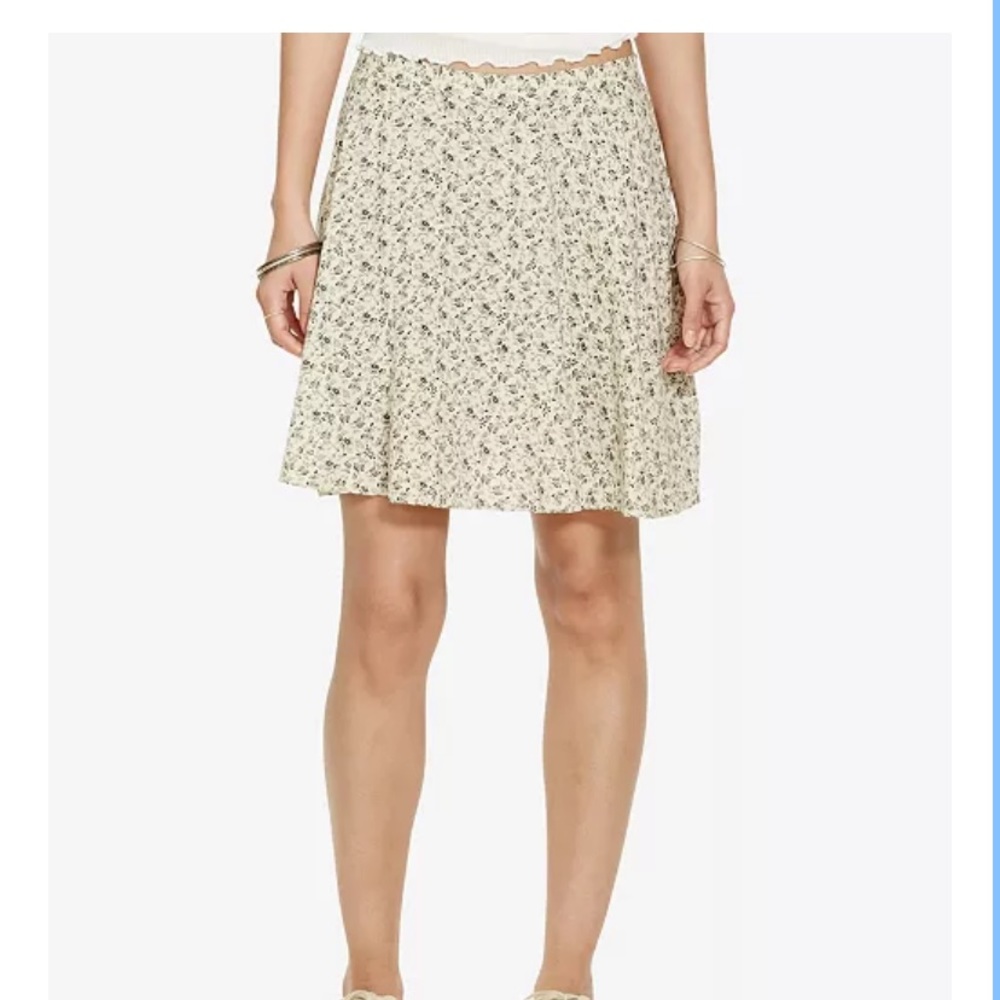 Denim & Supply Ralph Lauren Floral Print A-line Miniskirt Medium